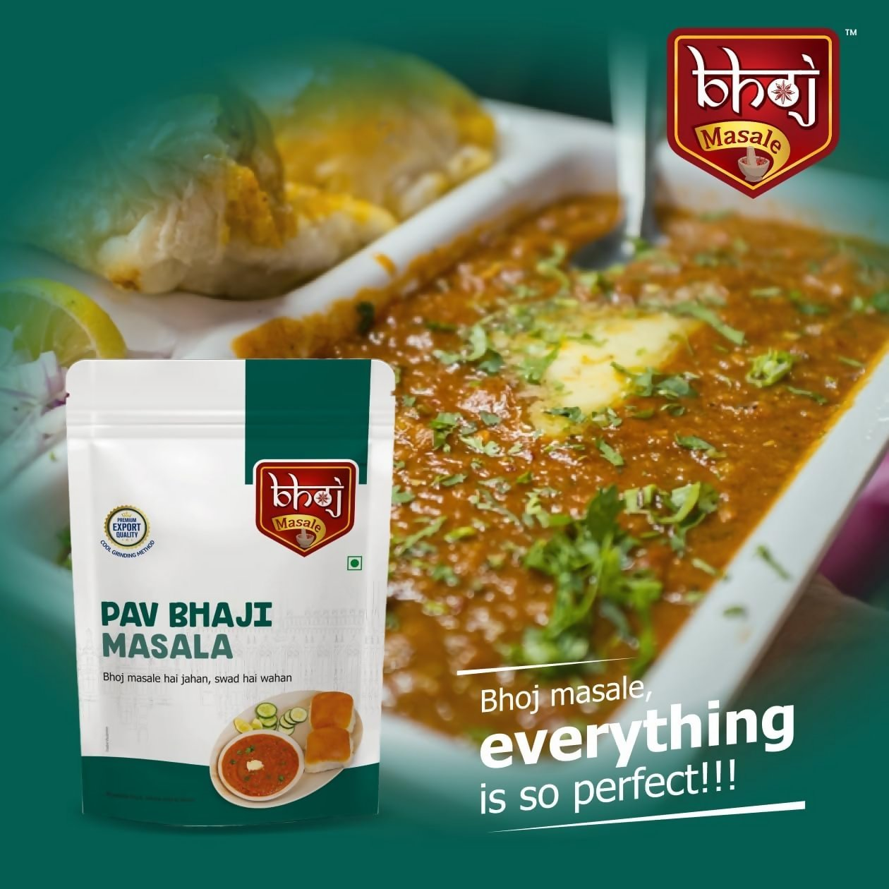 Bhoj Masale Biryani And Pav Bhaji Masala Powder Bhoj Masale