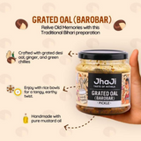Jhaji Store Oal Ginger Chilli Mix Pickle Jhaji