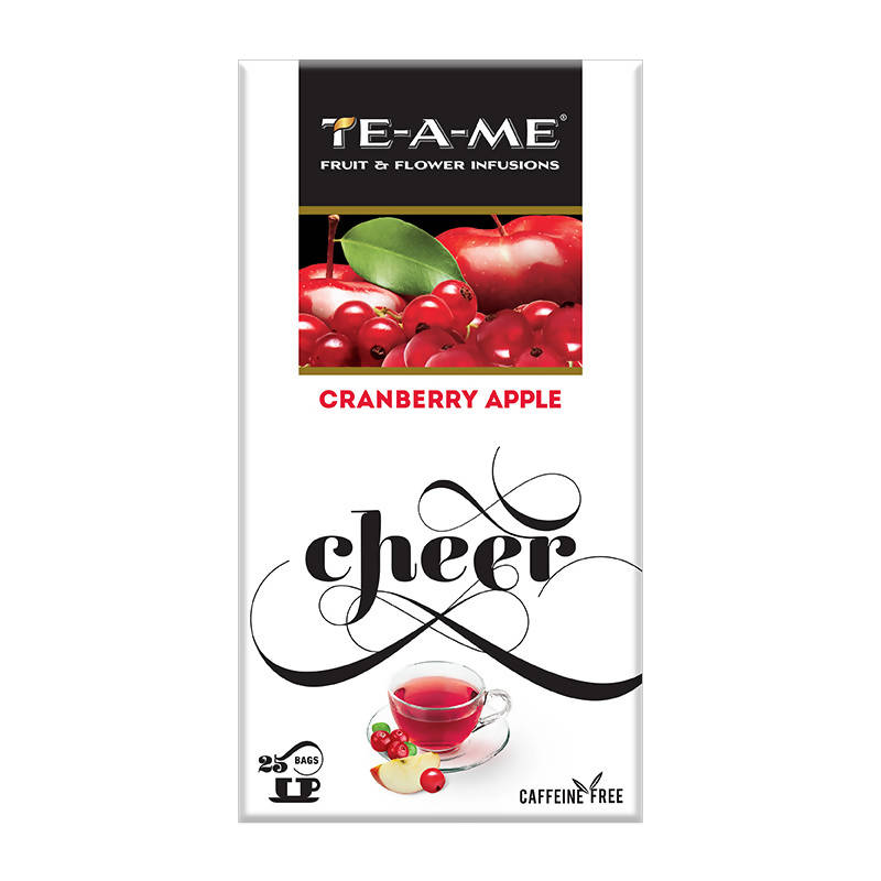Teame Cranberry Apple Cheer Tea Bags - Safuron