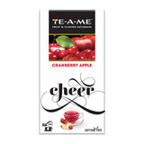 Teame Cranberry Apple Cheer Tea Bags - Safuron