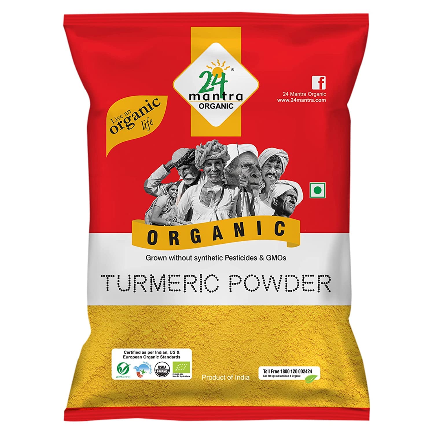 24 Mantra Organic Turmeric Powder - Safuron