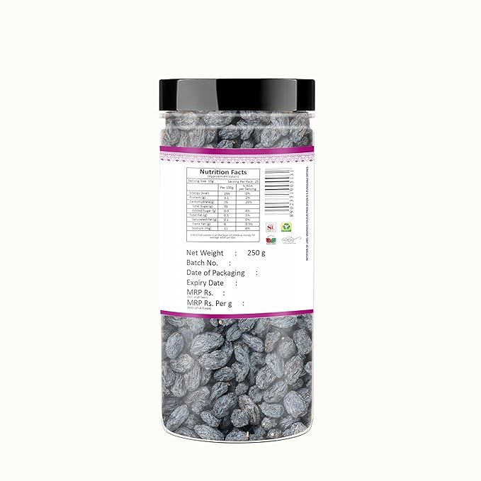 Yum Yum Black Raisins Jar Yum Yum