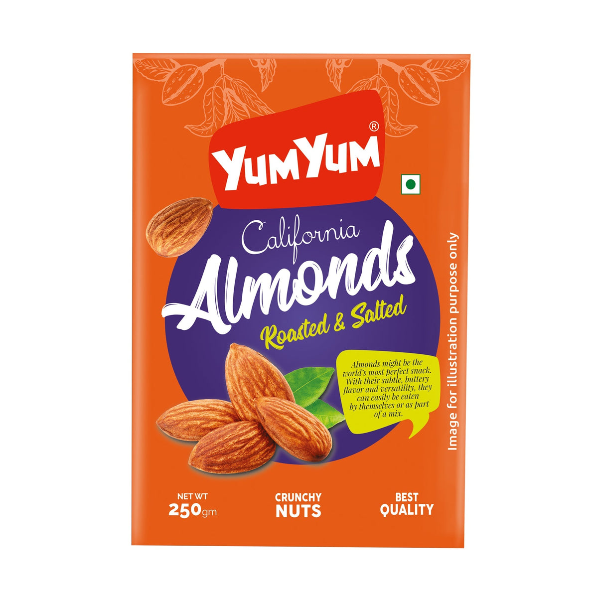Yum Yum California Roasted & Salted Almonds Box - Dista