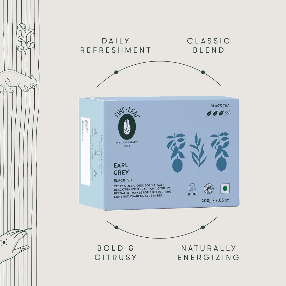 Luxmi Estates - Fine Leaf Earl Grey Black Tea Luxmi Estates