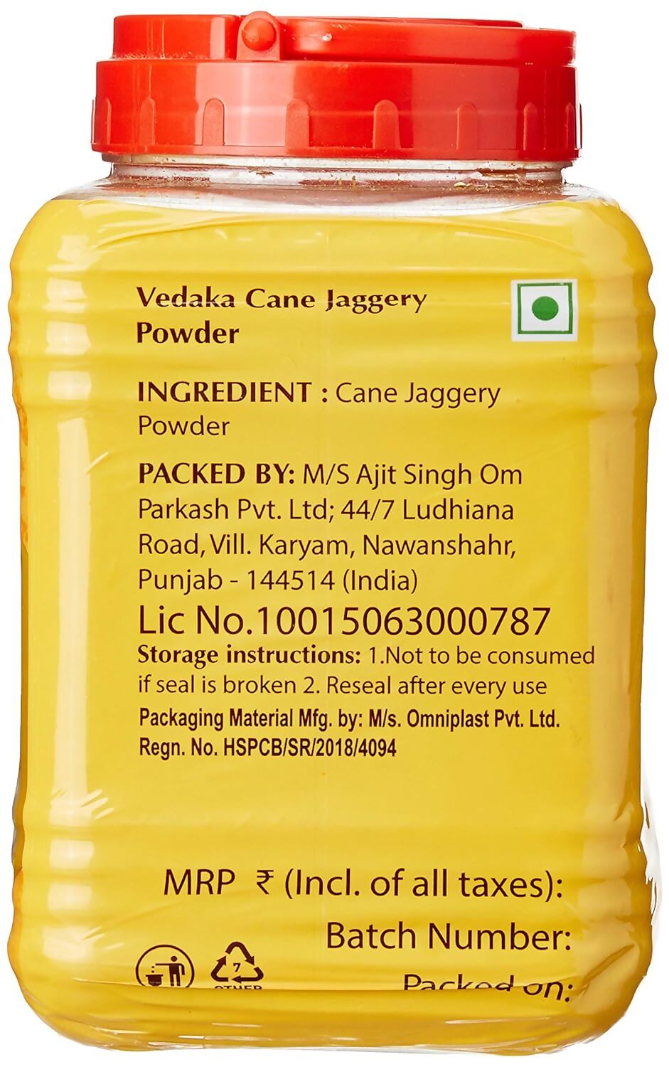 Vedaka Cane Jaggery Powder Vedaka