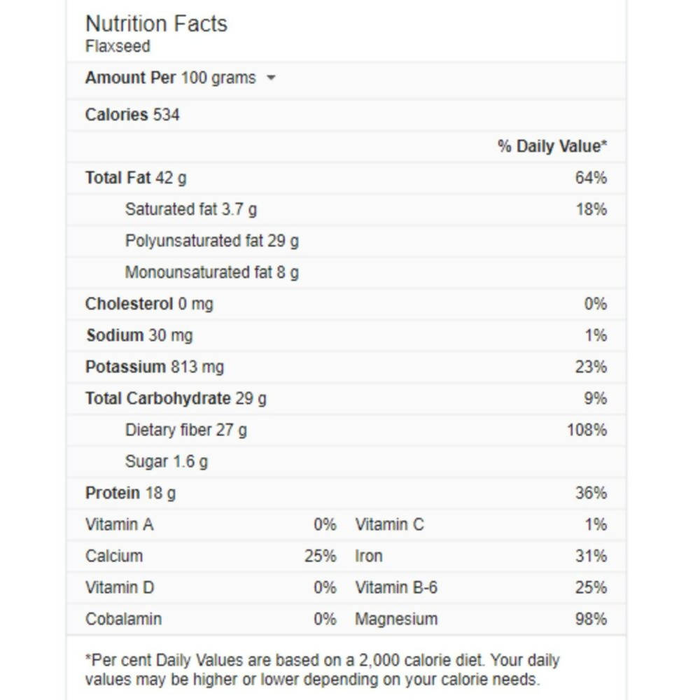 Freshon Flax Seeds | Gluten Free, 100% Organic Fiber Rich Flax Seeds | Rich Source of Iron & Dietary Fibre | Rich in Protein, Vitamins & Minerals Freshon