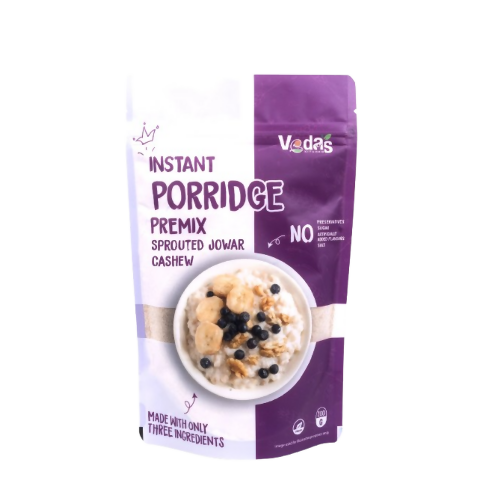 Vedas Kitchen Sprouted Jowar Cashew Instant Porridge - Dista