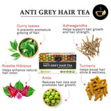 Teacurry Grey Hair Tea Bags Teacurry