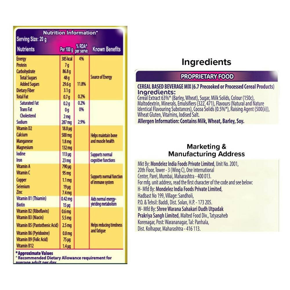 Cadbury Bournvita 5-Star Magic Health Drink Cadbury