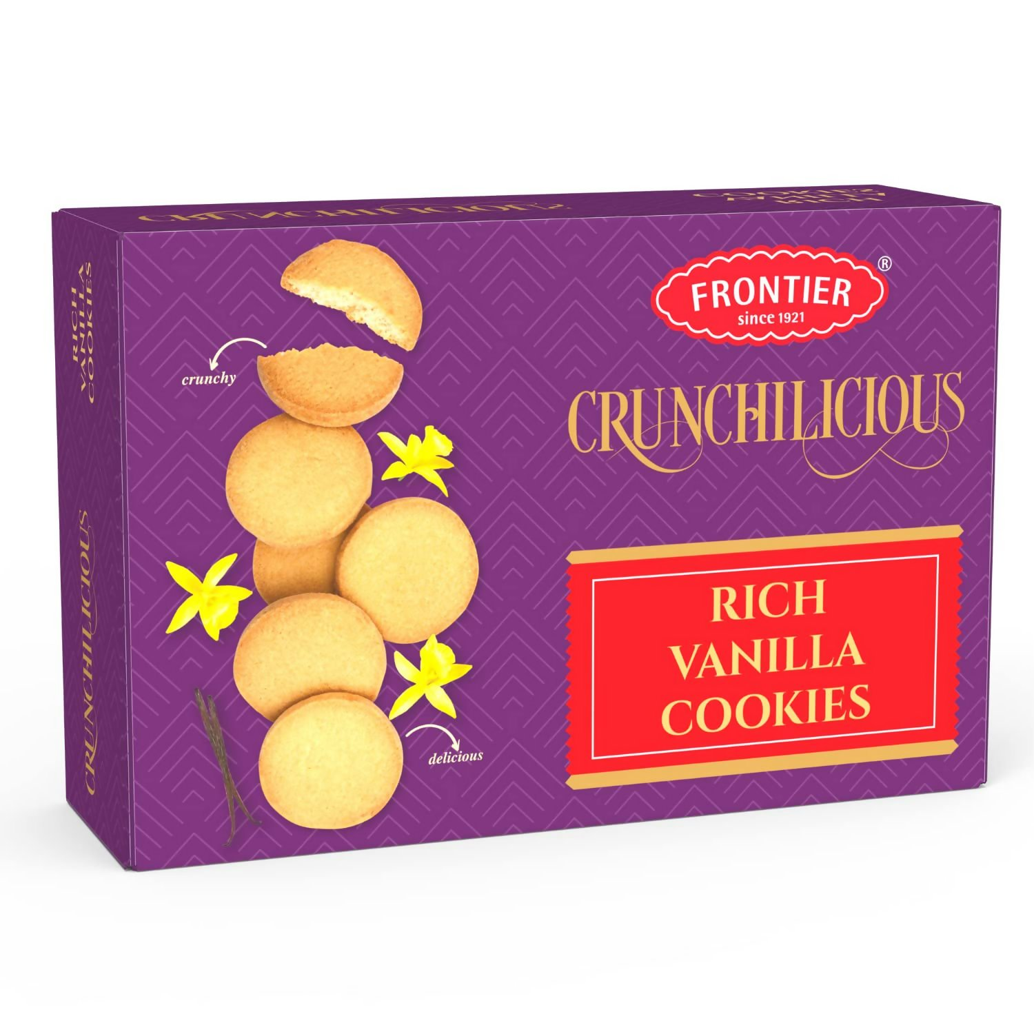 Frontier Rich Vanilla Cookies Crunchy And Delicious Biscuits Genie India