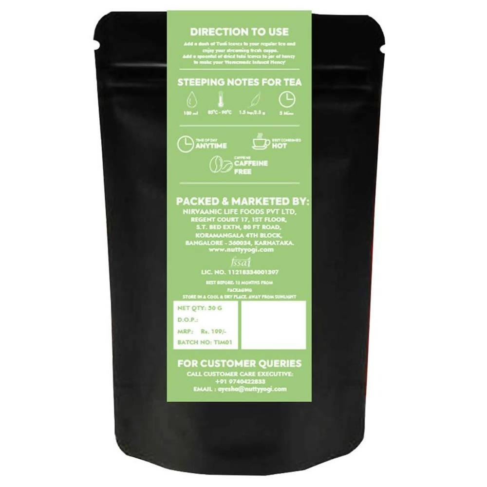 Nutty Yogi Vana Tulsi Dried Leaves (Holy Basil) Nutty Yogi