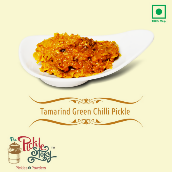 The Pickle Story Tamarind Pickle With Green Chilli The Pickle Story