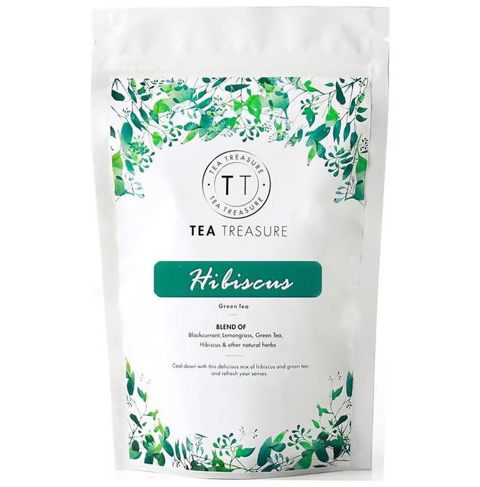 Tea Treasure Hibiscus Green Tea Powder Tea Treasure