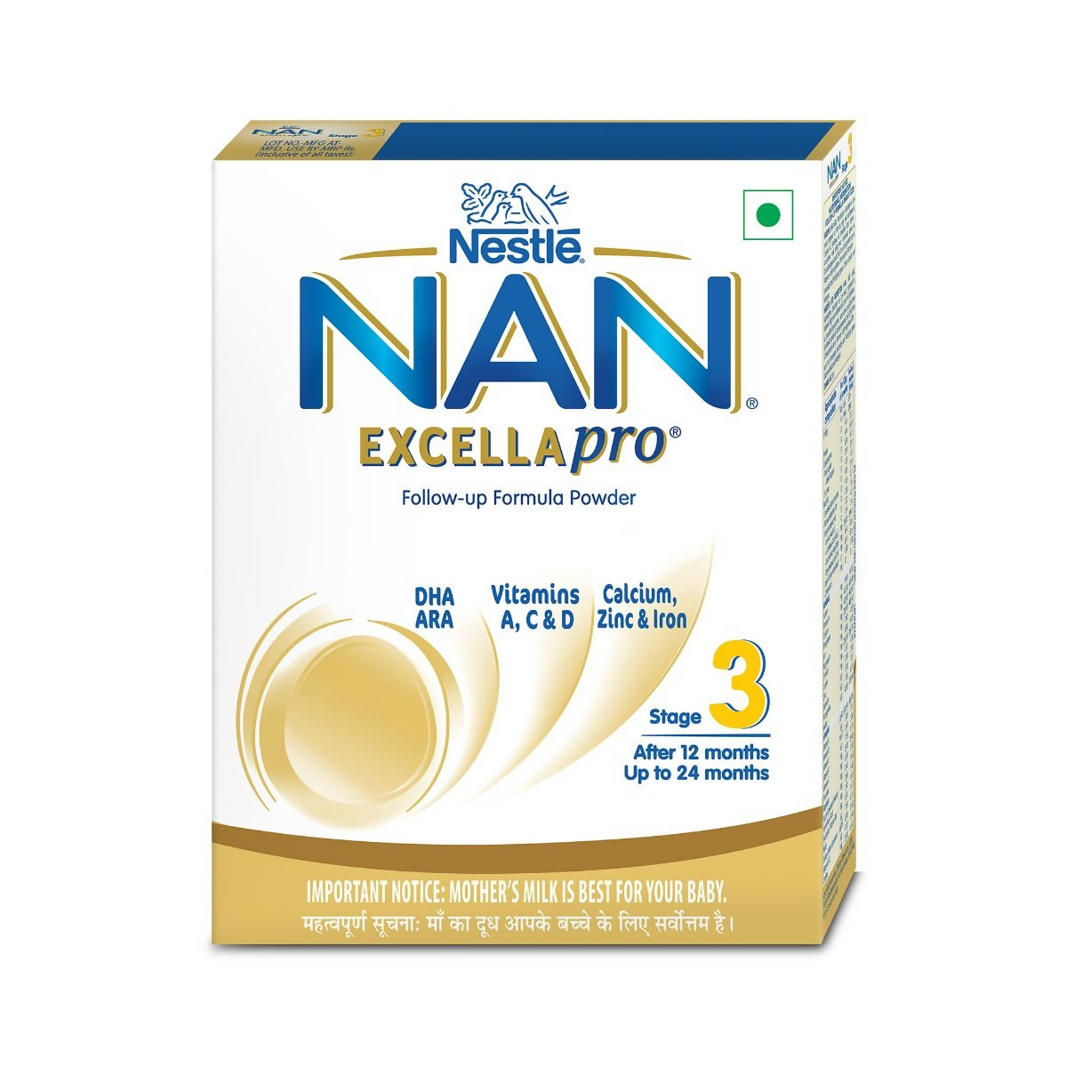 Nestle Nan Excellapro Follow-Up Formula Powder - Stage 3 (After 12 Months) - Safuron