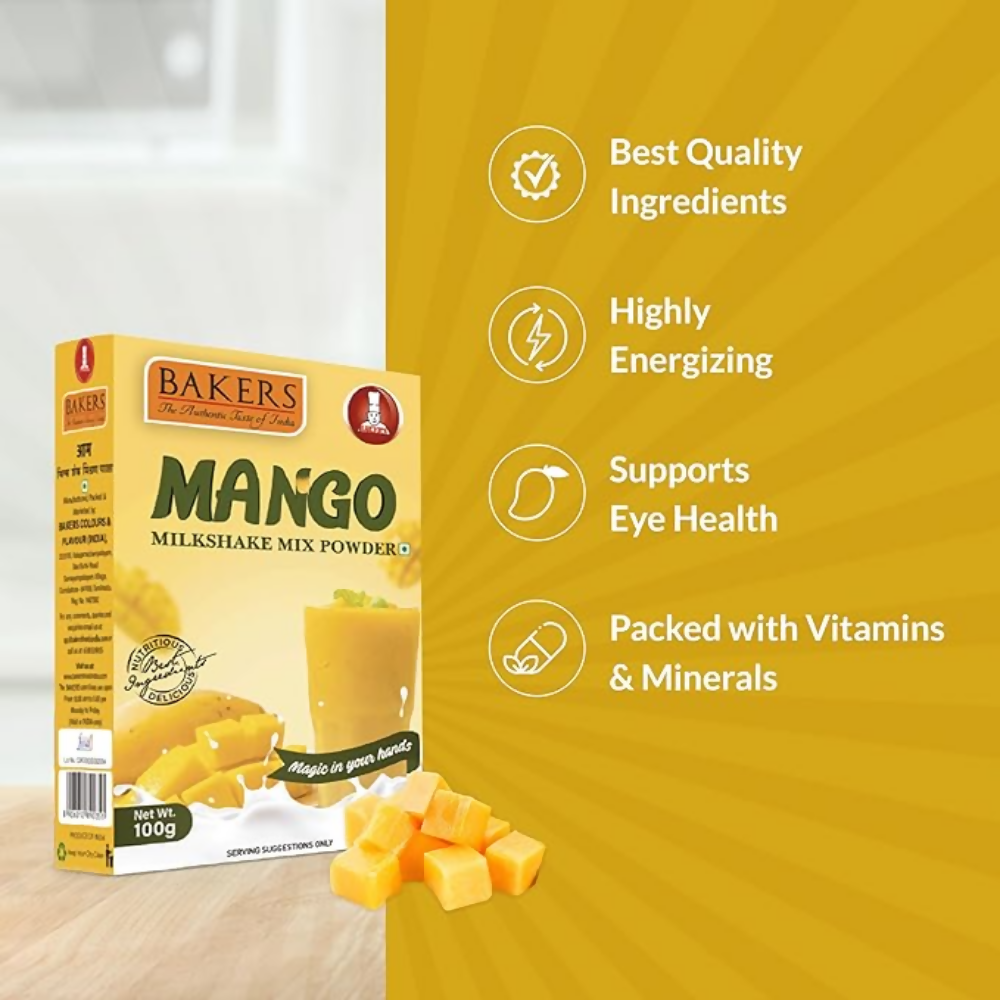 BAKERS Milk Shake Mix - Mango Flavour BAKERS