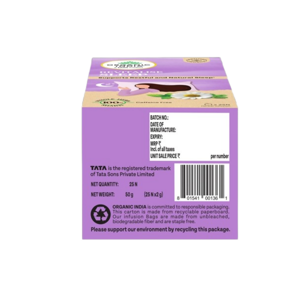 Organic India Revitalise Sleep Teabags Organic India