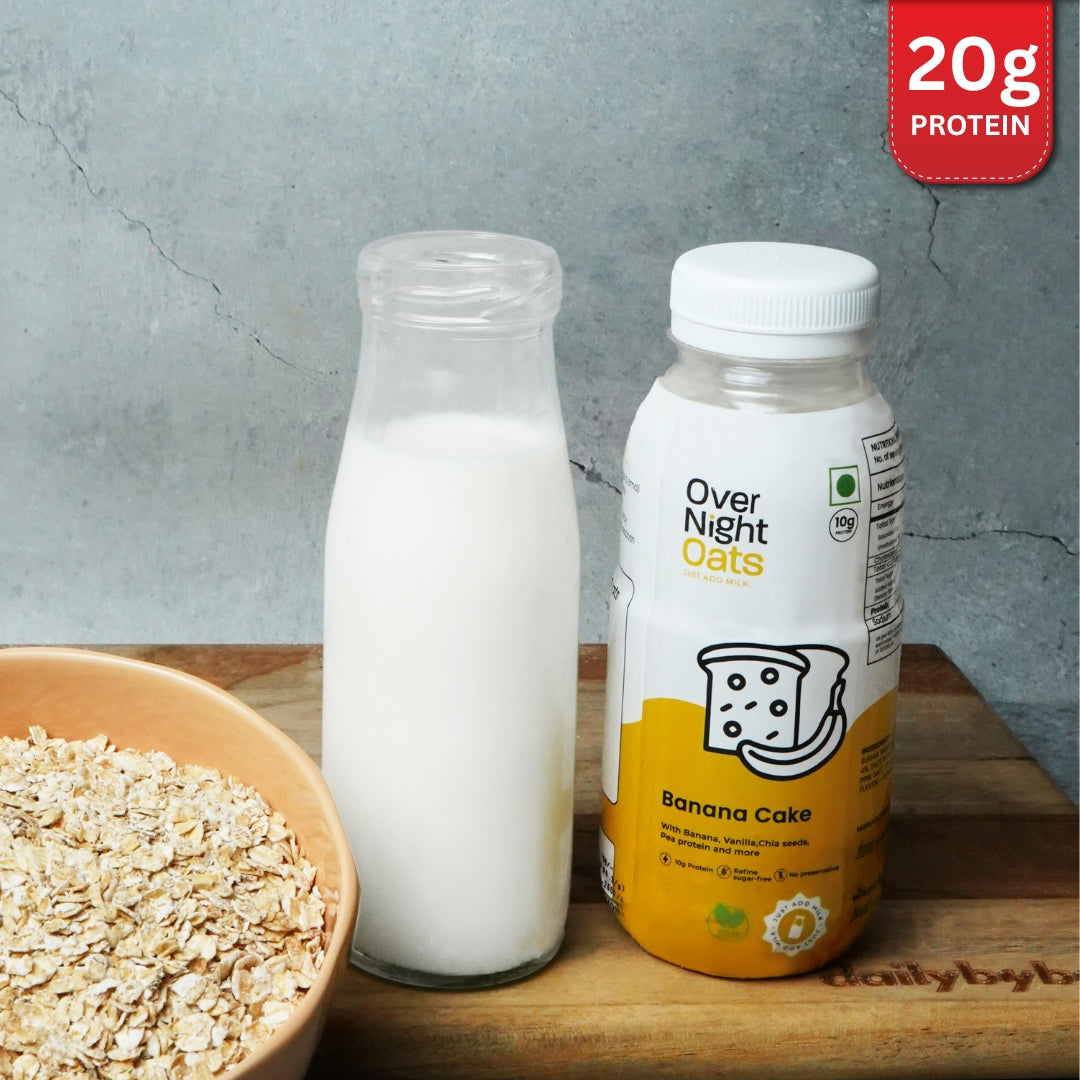OverNightOats Vegan Banana Cake Oatmeal - Safuron