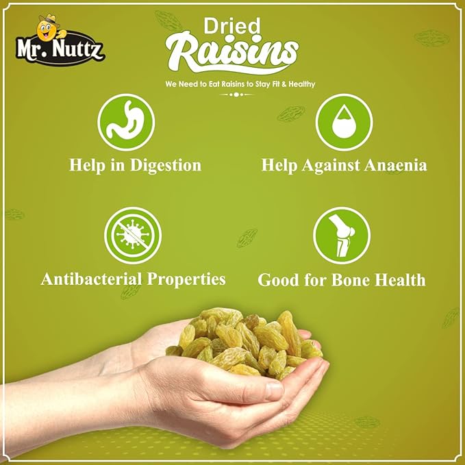 Mr. Nuttz Green Raisins Pouch Yum Yum