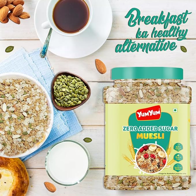 Yum Yum Zero Added Sugar Muesli Jar Yum Yum