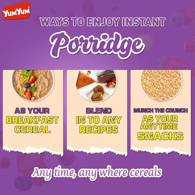 Yum Yum Instant Zero Added Sugar Porridge Pouch Yum Yum