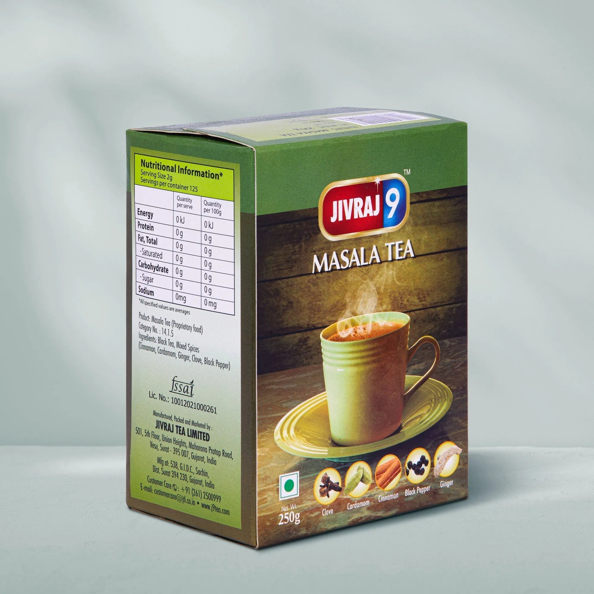 jivraj9 Tea Masala Tea Box Pack jivraj9 Tea