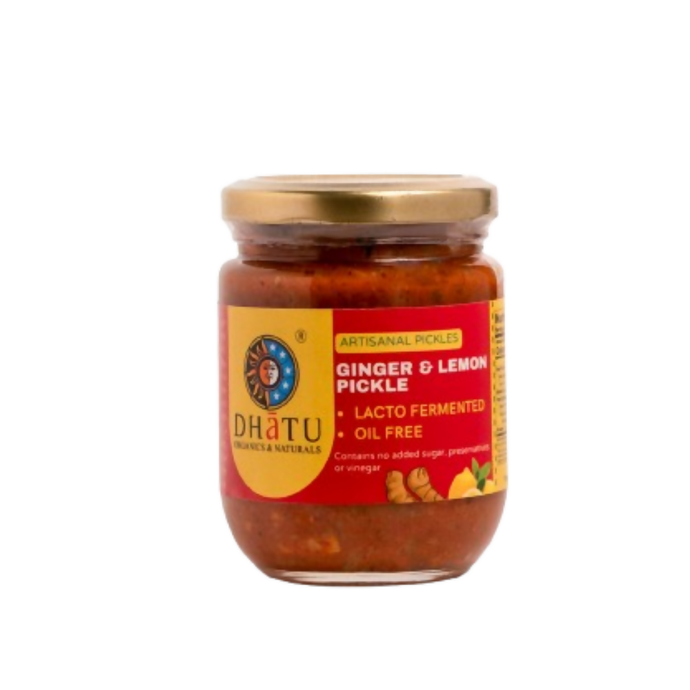 Dhatu Organics & Naturals Lemon & Ginger Pickle Dhatu Organics & Naturals