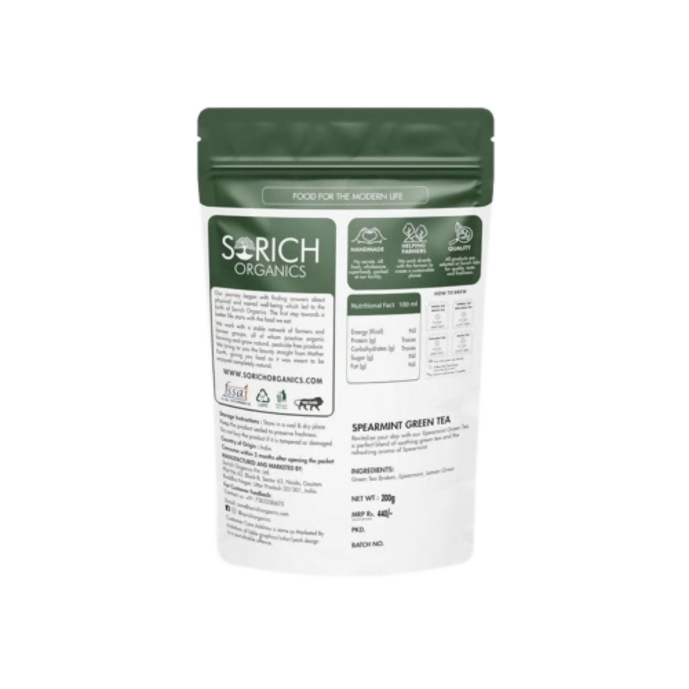 Sorich Organics Spearmint Green Tea Sorich