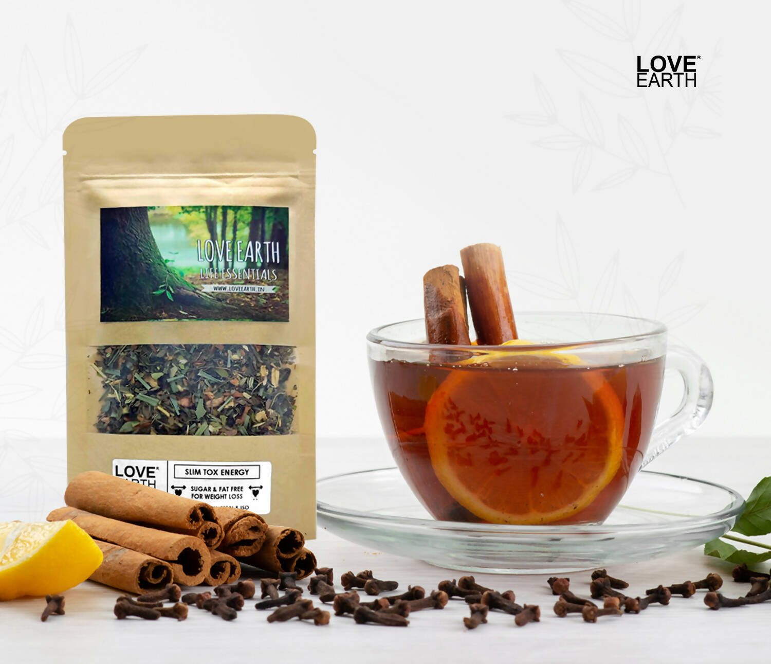 Love Earth Life Essentials Organic tea (Slim Tox Energy) Love Earth
