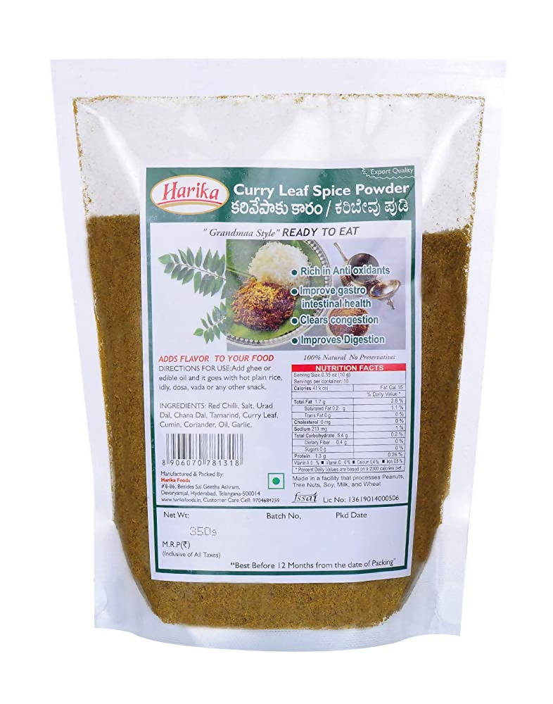 Harika Curry Leaf Spice Powder - Safuron