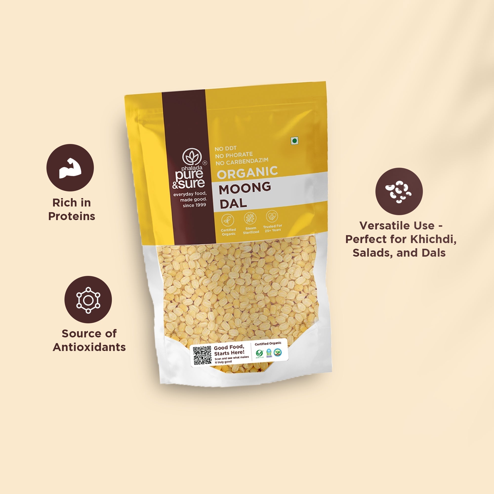 Pure & Sure Organic Moong Dal Pure & Sure