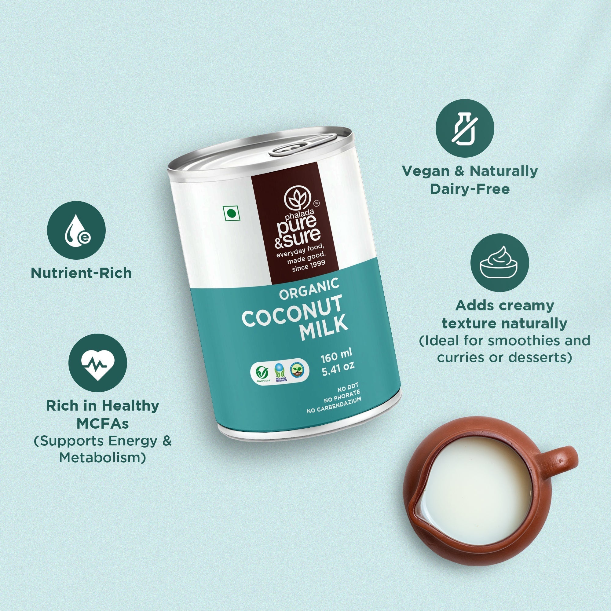 Pure & Sure Organic Coconut Milk Pure & Sure