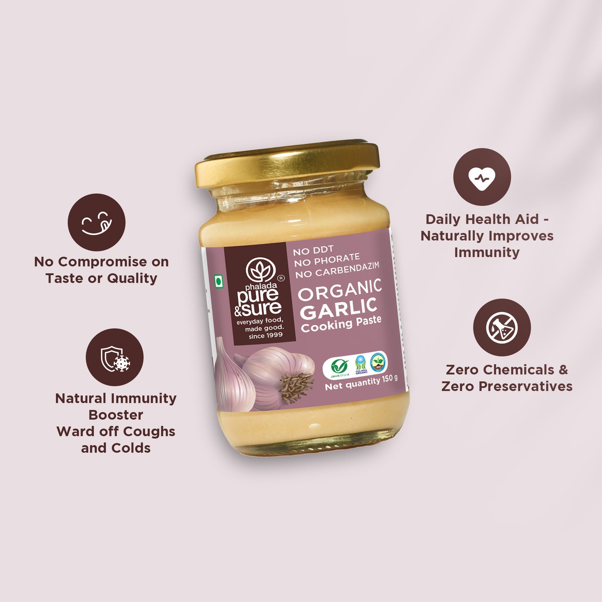 Pure & Sure Organic Garlic Paste Pure & Sure
