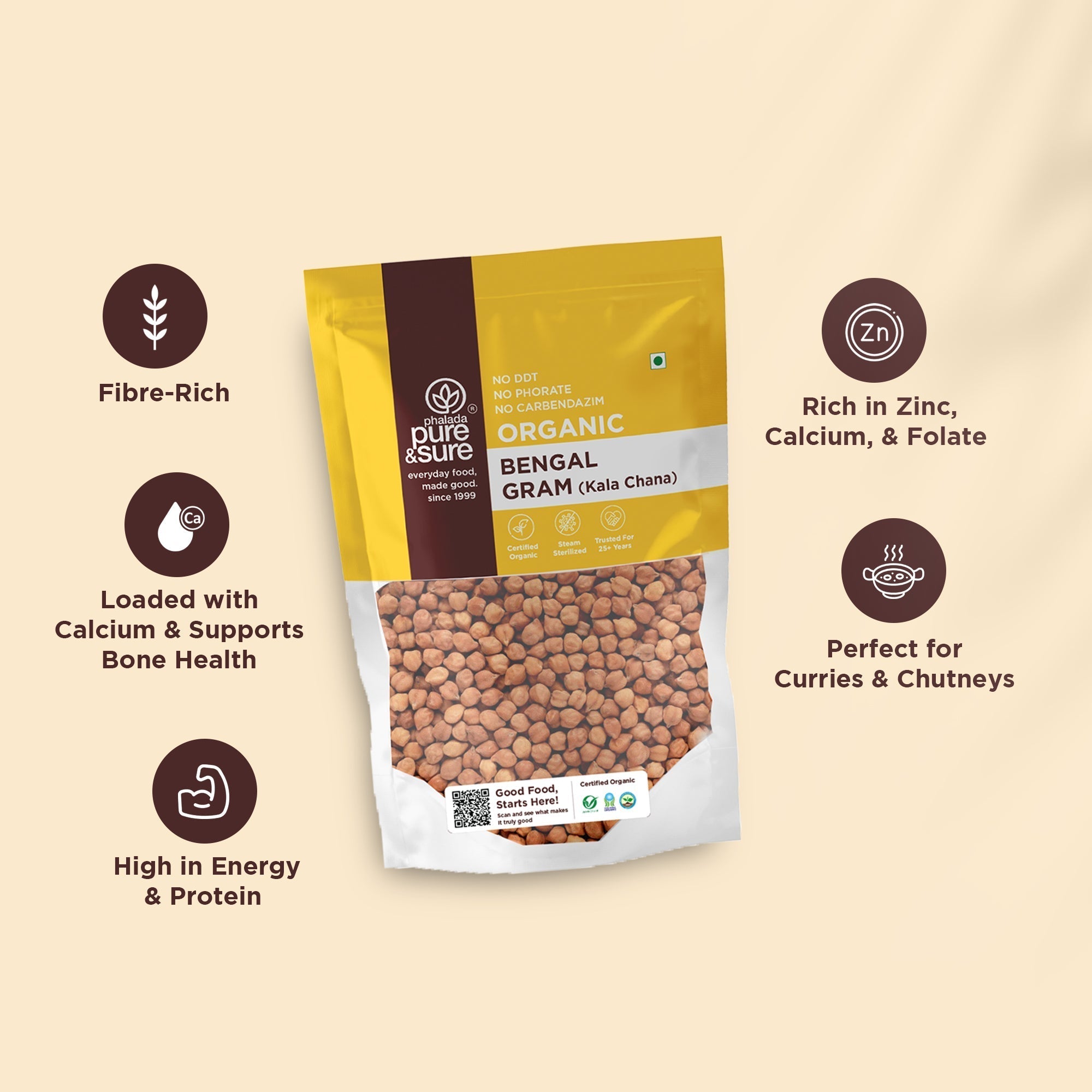 Pure & Sure Organic Bengal Gram Pure & Sure