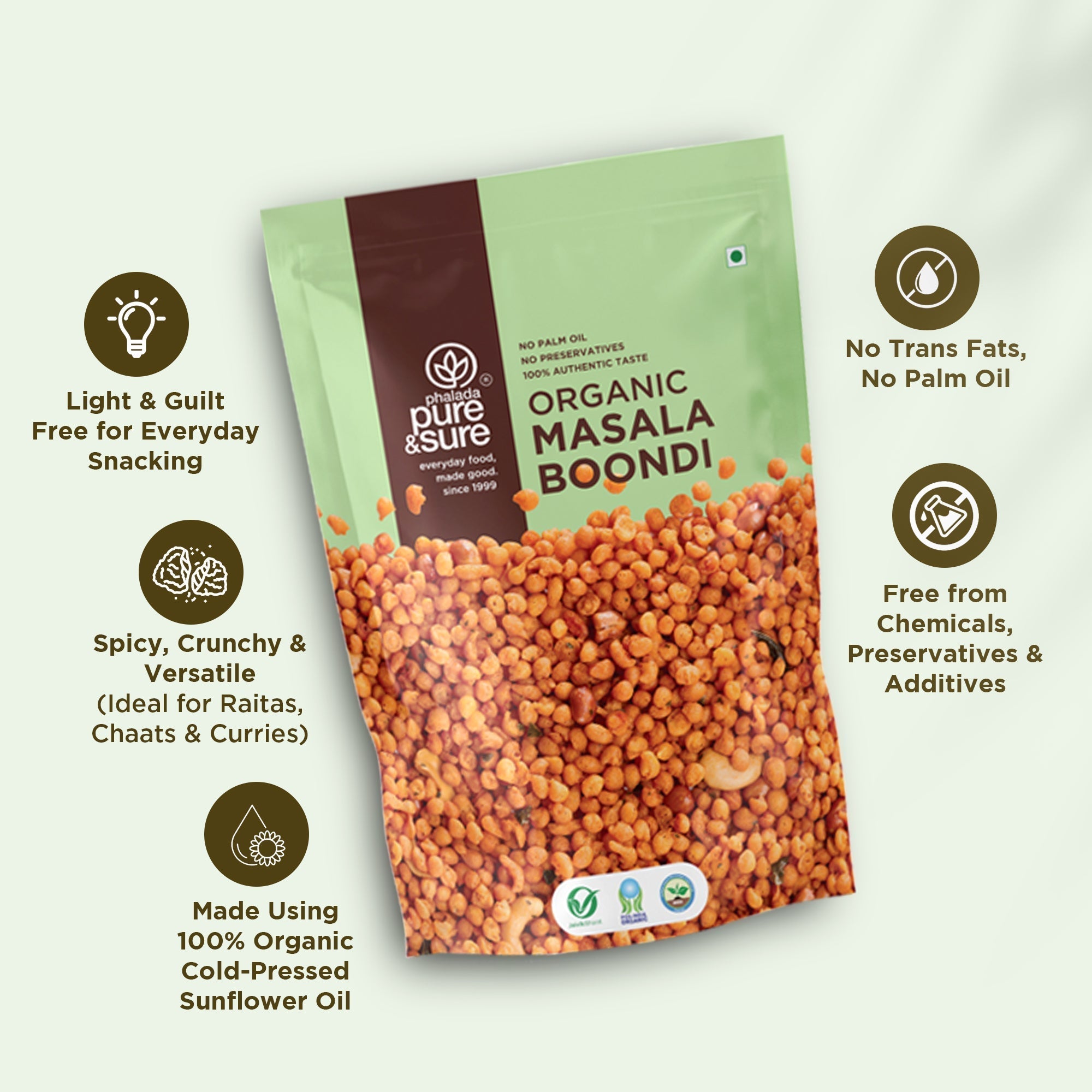 Pure & Sure Organic Masala Boondi Pure & Sure