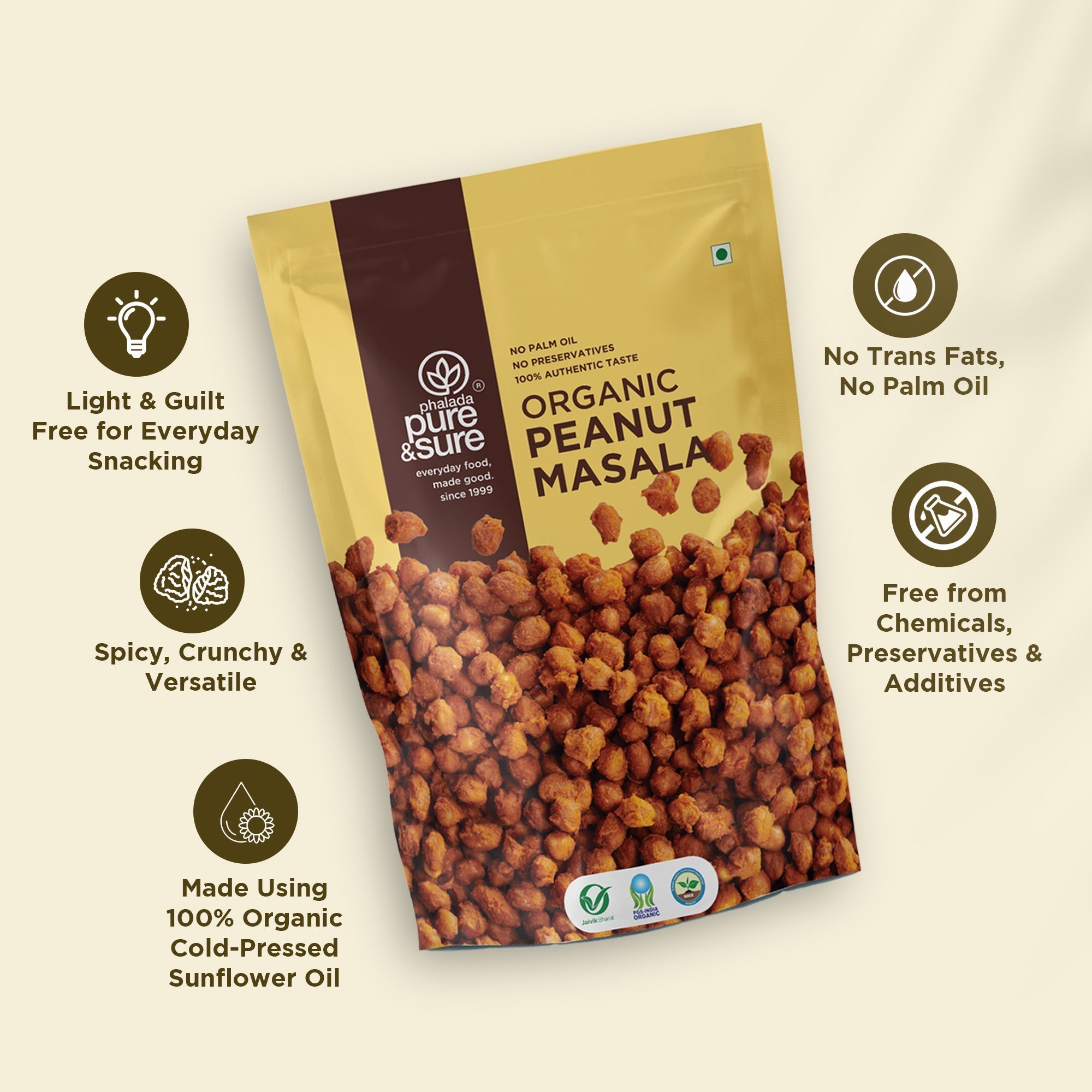 Pure & Sure Organic Peanut Masala Pure & Sure