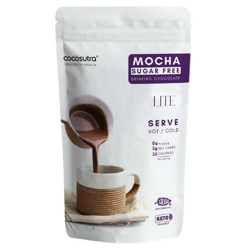 Cocosutra Lite- Sugar Free Mocha Drinking Chocolate Mix - Safuron