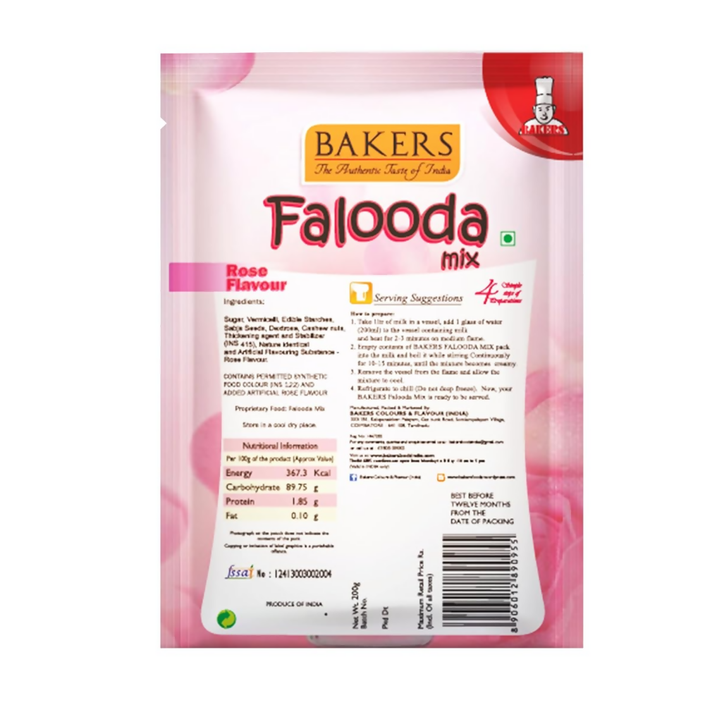 BAKERS Rose Flavored Falooda Mix BAKERS