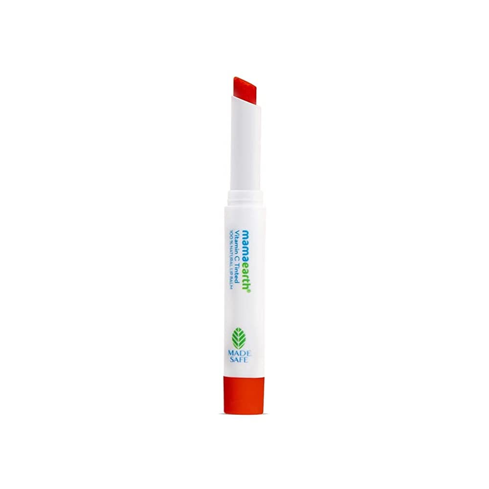 Mamaearth Vitamin C Tinted 100% Natural Lip Balm - Safuron
