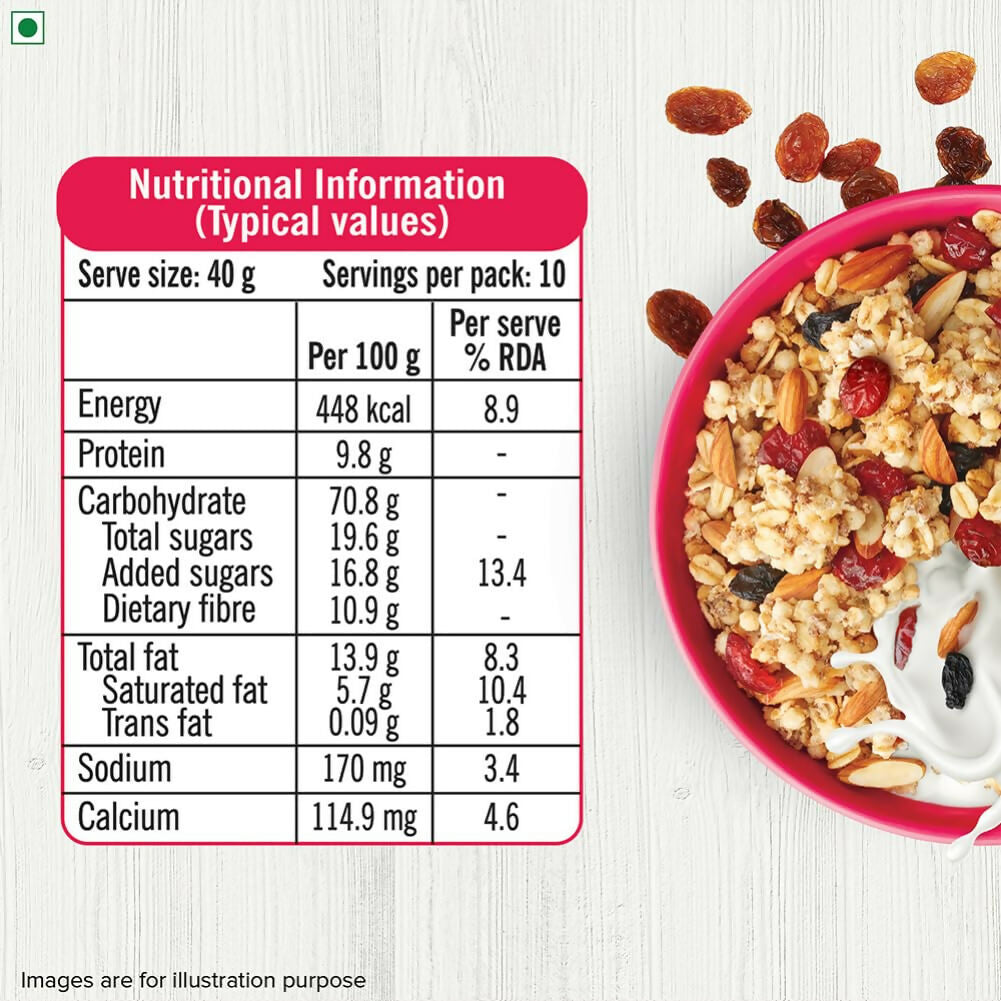 Tata Soulfull Millet Granola (Almonds & Cranberries) Tata Soulfull