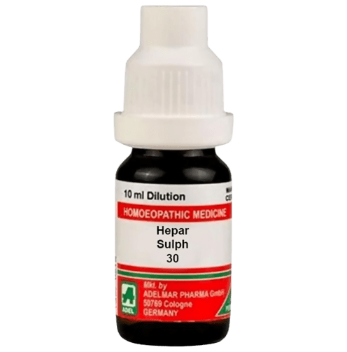 Adel Homeopathy Hepar Sulph Dilution - Safuron Naturals