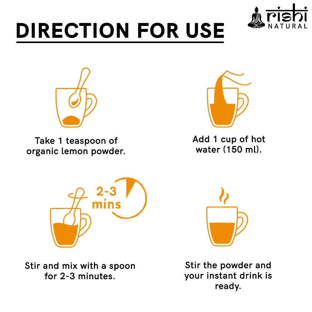 Rishi Natural Organic Lemon Powder Rishi Natural