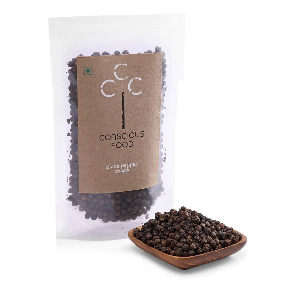 Conscious Food Organic Black Pepper (Kali Mirch) Conscious Food