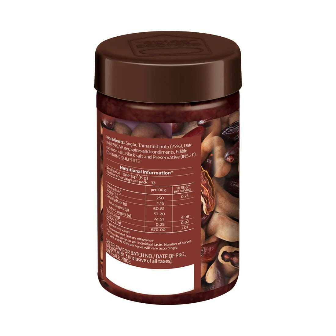 Society Tamarind Date Chutney Jar Society