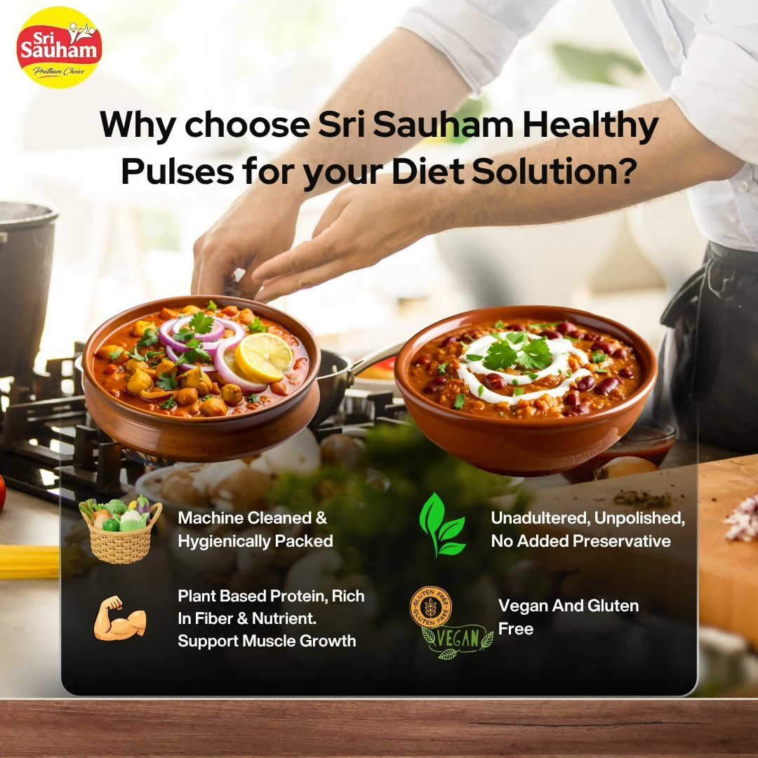 Sri Sauham Premium Unpolished Moong Chilka Dal Sri Sauham