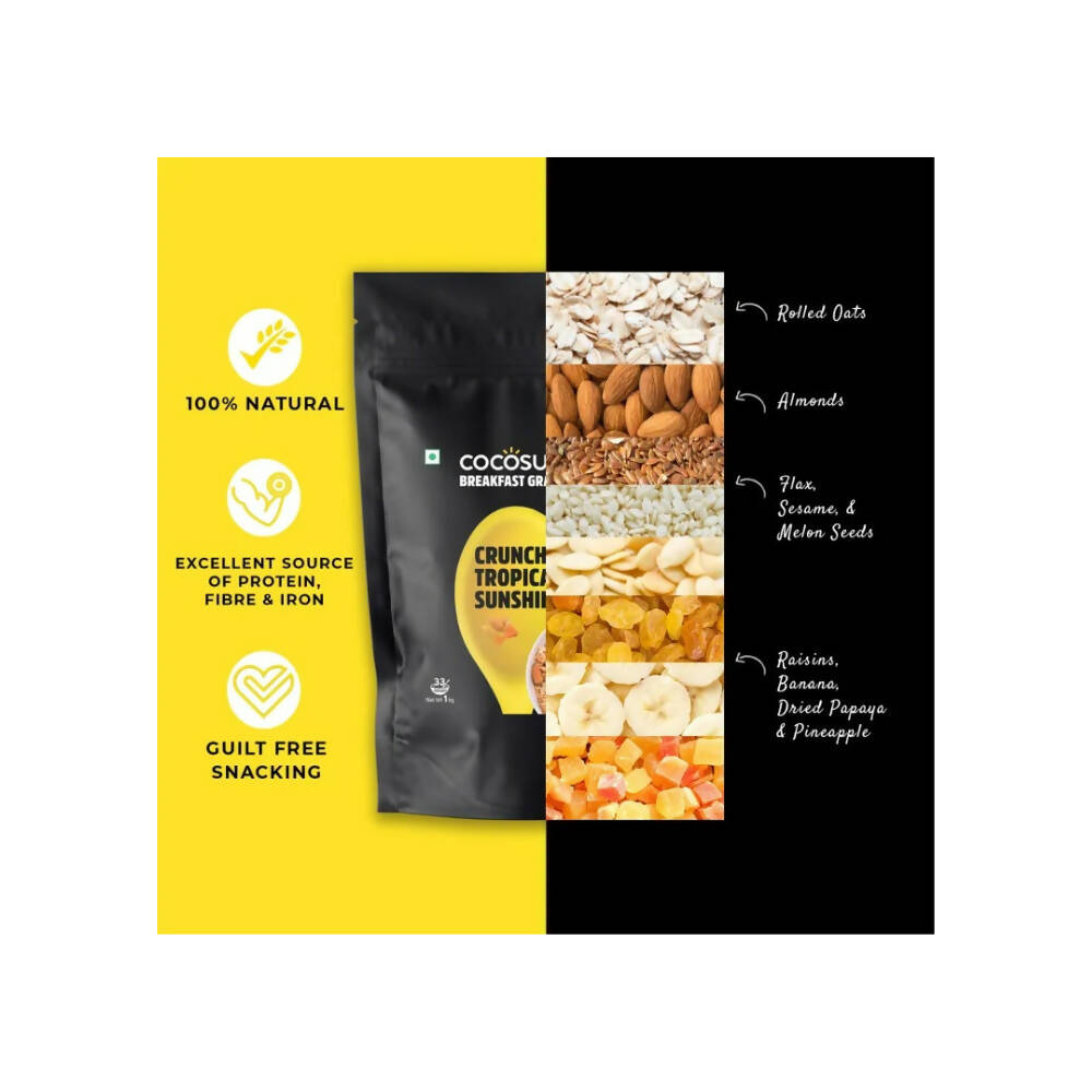 Cocosutra Crunchy Tropical Sunshine Breakfast Granola Cocosutra