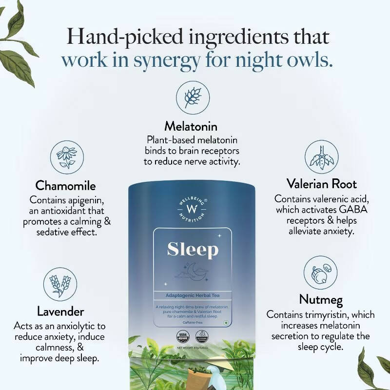 Wellbeing Nutrition Sleep Tea Wellbeing Nutrition
