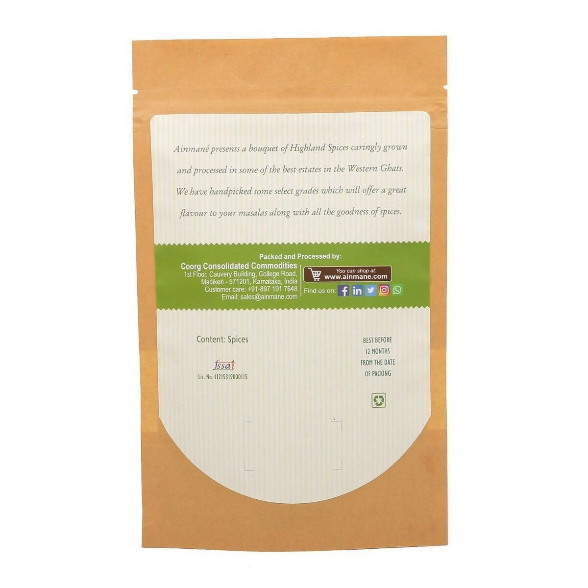 Ainmane Whole White Pepper Ainmane