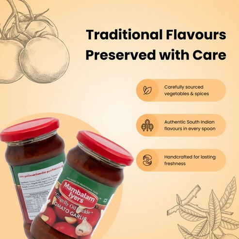 Mambalam Iyers Tomato Garlic Pickle Mambalam Iyers
