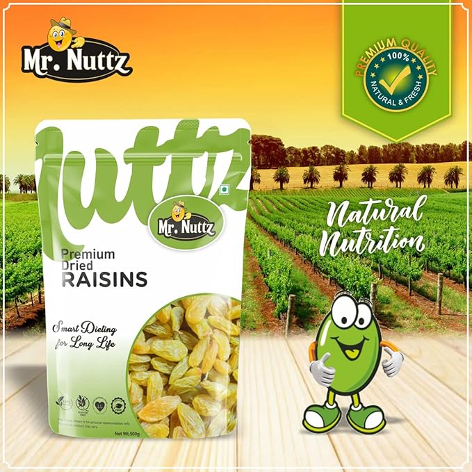 Mr. Nuttz Green Raisins Pouch Yum Yum