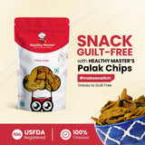 Healthy Master Light & Crispy Palak Chips | Spinach Chips Healthy Master